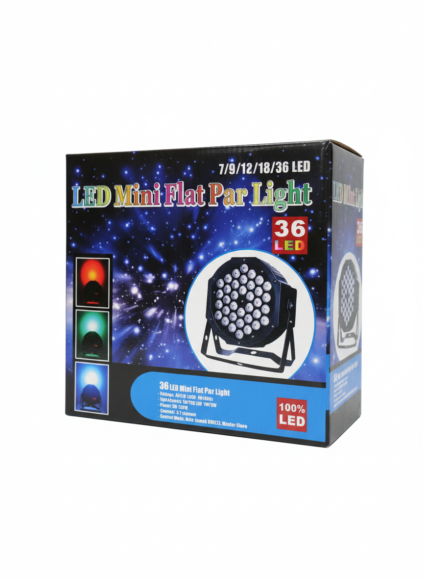 LED Mini Flat Par Light 36 LED Pozornicno Svetlo