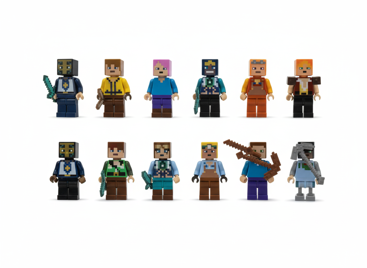 Set Figurica MY WORLD 16 komada - Blok Igracke Likovi - Image 2