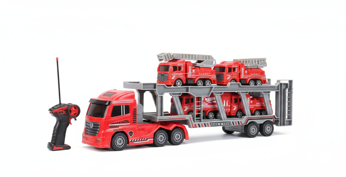 RC Kamion Vatrogasac - Transporter sa Daljinskim Upravljanjem - Image 2